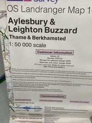 Aylesbury and Leighton Buzzard, Thame and Berkhamstead (Landranger Maps) (OS Lan