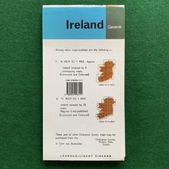 Ordnance Survey General Map Ireland 1:575000 1 Inch: 9 Miles 1985