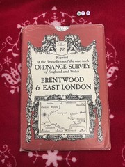 ORDNANCE SURVEY & BRENTWOOD EAST LONDON REPRINT SHEET ONE INCH MAP