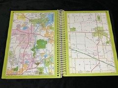 CHICAGOLAND ATLAS 2000 Edition by American Map Corp. Hardcover & Spiral