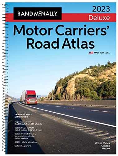 Rand McNally 2023 Deluxe Motor – Paperback, by Rand McNally – Very Good