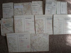 PEAKS 108 109 110 117 118 119 120 126 127 LANDRANGER OS ORDNANCE SURVEY MAPS LOT