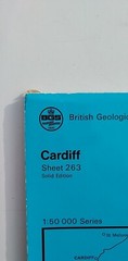 Ordnance Survey Geological Map, Cardiff, Solid & Drift, Folded Map, Sheet 263
