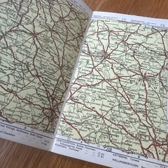 England Wales South Scotland Vintage C.W.S Motorist’s and Cyclists’s Road Atlas