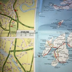 Vintage Bartholomew Scotland Touring Map Sheet 1984