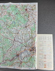 Michelin Map, No 203, ALLEMAGNE – GERMANY 1963 1:200 000