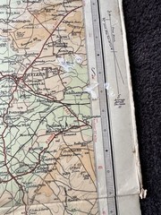 Bartholomew’s Map N Somerset Bristol Bath Vintage 40s 1946 Paper ½” Free Post UK