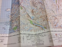 Vintage Ordnance Survey One Inch Map Of Cape Wrath