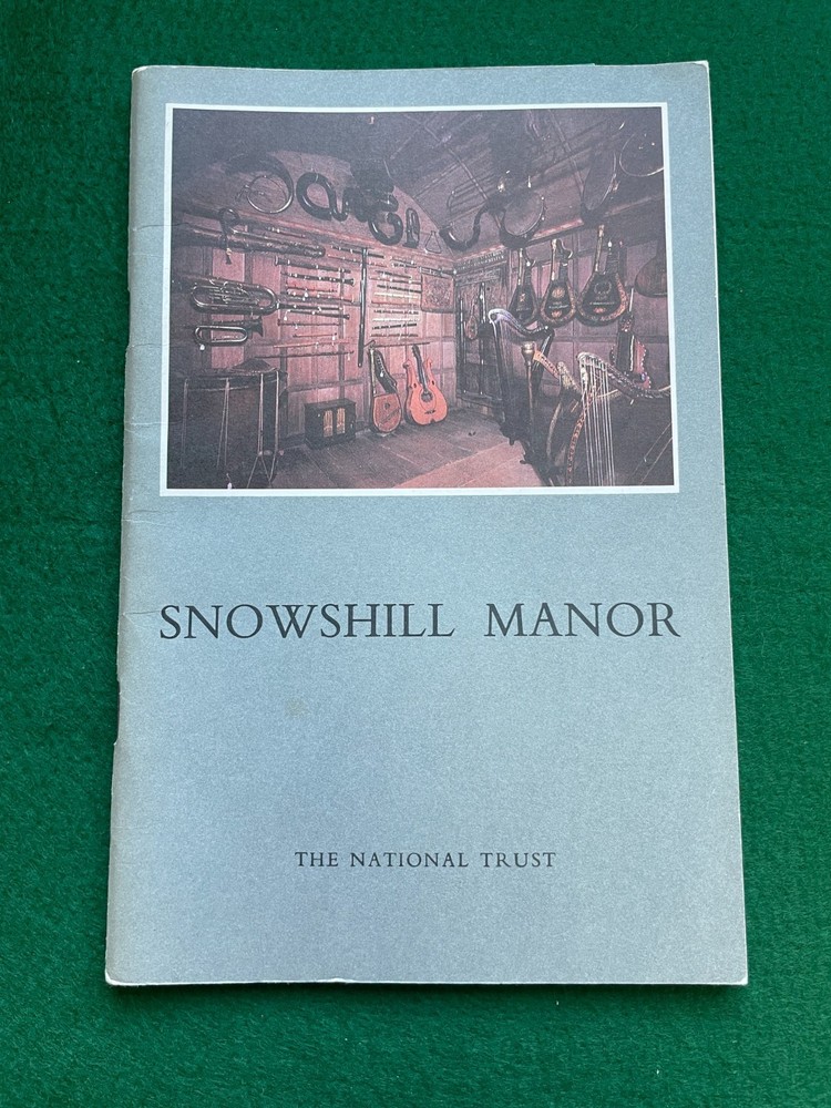 SNOWSHILL MANOR GUIDE BOOK GLOUCESTERSHIRE NATIONAL TRUST 1969