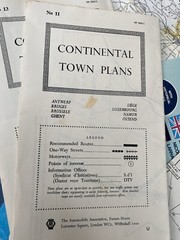 Job lot Vintage Road Maps In Europe town plans etc 20 items