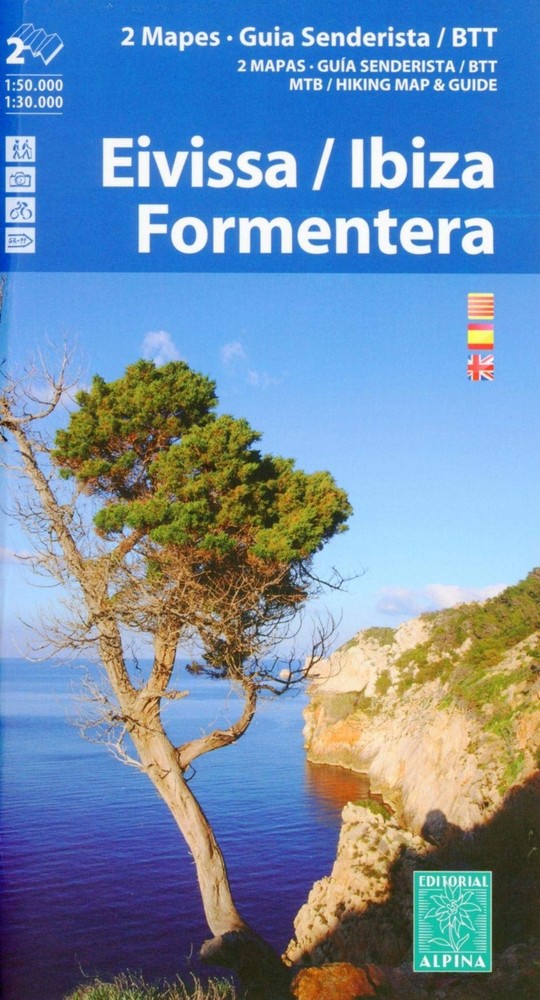 Editorial Alpina S.L. Eivissa / Ibiza – Formentera map & guide (Map) (UK IMPORT)