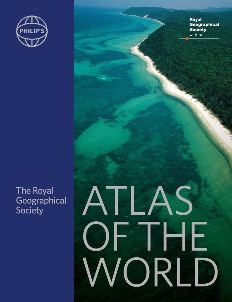 Philip’s RGS Atlas of the World by Institute Of British Geographers Hardcover Bo