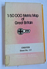 Ordnance Survey Map – Library ed’n- Chester Sheet 117 – hard cover – Laminated