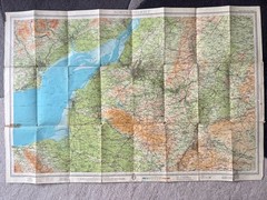 Bartholomew’s Map N Somerset Bristol Bath Vintage 40s 1946 Paper ½” Free Post UK