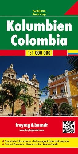 Freytag-Berndt Colombia Road Map 1:1 000 000 (Map) (UK IMPORT)