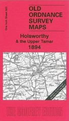 MAP OF Holsworthy & the Upper Tamar 1894 One Inch Sheet 323 by Richard Oliver