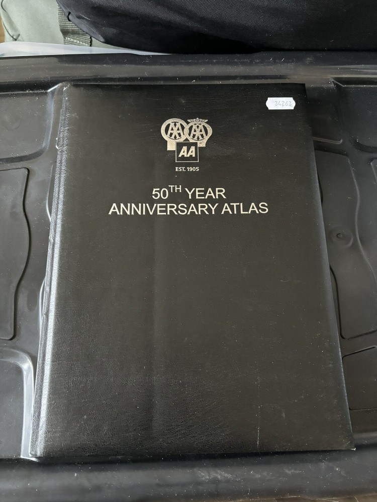 AA EST. 1905 50TH YEAR ANNIVERSARY ATLAS Map Reading Vehicle Piece 4n