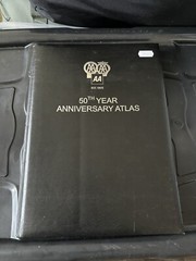 AA EST. 1905 50TH YEAR ANNIVERSARY ATLAS Map Reading Vehicle Piece 4n