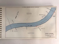 1963 U.S. Army Engineer District Navigation Charts Ohio River Foster KY Cairo IL