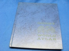 Vintage Rand McNally Goode’s World Atlas 12th Edition Revised 1968 Used