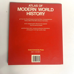Oxford’s – Atlas of Modern World History – 1991 Revised Edition