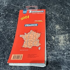Vintage Michelin Road Map France Sheet 989 Very Good Condition ref c21