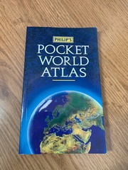 Vintage Philip’s Pocket World Atlas -Paperback 1994 Edition – Clean condition