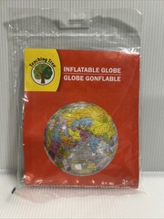 Teaching Tree Inflatable Globe 11.5″ Learn World Geography – Visual Learning