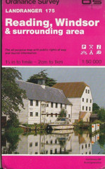 Ordnance Survey 1:50,000 Map Landranger Sheet 175 Reading, Windsor & Surrounding
