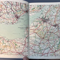 Odhams New Road Atlas of Great Britain and Europe, 1963, Odor free