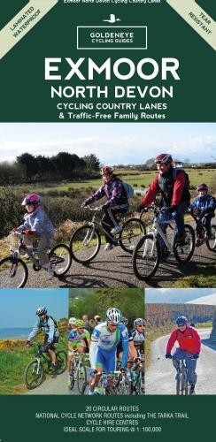Al Churcher Exmoor North Devon: Cycling Country Lanes & Traffic-Free Famil (Map)