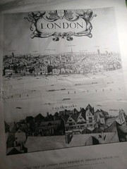 Very Rare Long view London bankside 1647 pub. no.112 Sheet 4 1970☆25×19needsfix☆