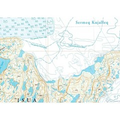 Greenland Qaqortoq: South Greenland Hiking Map No. 03 (1:100 000)