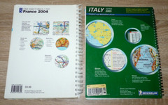 France 2004 WHS / AA Publishing Road Atlas + Italy 2005 Michelin Motoring Atlas