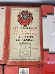 Ordnance Survey One Inch Maps 1950s 1960s Truro Torquay Fishguard Pembroke
