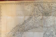 1910 Gall & Inglis, 1/2” Waterproof Cloth Map No 35. – Carnarvon Section (Wales)
