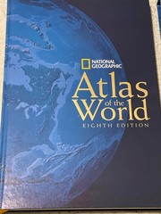 National Geographic Atlas Of The World Eighth Edition Slipcover VG Maps Cities