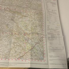 Ordnance Survey Landranger 191 Okehampton & North Dartmoor Area Map (1982)