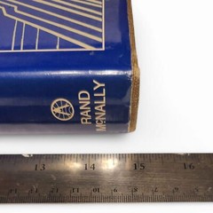 Rand McNally ‘The New International Atlas’ (1981) – Hardcover, Blue Dust Jacket