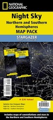 Night Sky (Map Pack Bundle) Stargazer folded by Nat Geo Maps (Sheet map, folded)