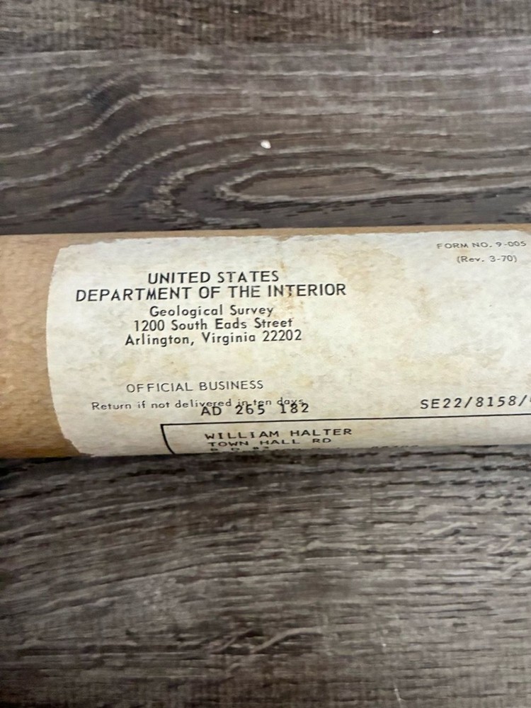 United States Department of the Interior Geological Survey Maryland Towns