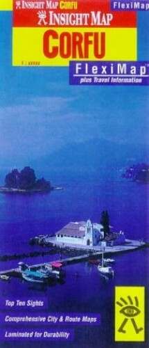 Corfu and Ionian Islands Insight Fleximap (Insight … by Anon Sheet map, folded