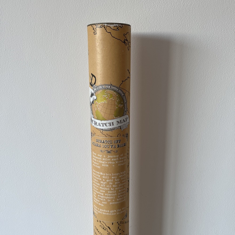 Scratch Map Travel Edition by Luckies of London, New