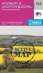 Aylesbury, Leighton Buzzard, Thame & Berkhamstead (Map) OS Landranger Active Map