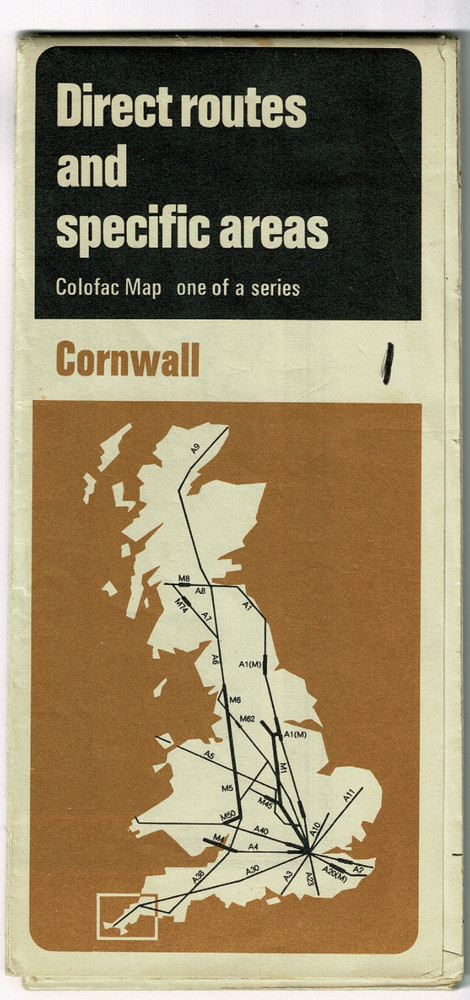4 maps Bartholomew’s Colofac promo : Cornwall, South Devon, North Devon, Dorset