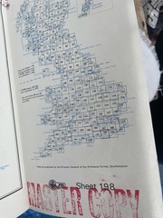 Vintage Ordnance Survey Map Sheet 196 Brighton And The Downs First Series
