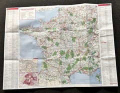 France – Mercure Hotels Carte Routiere Road Map & Guide – 2009