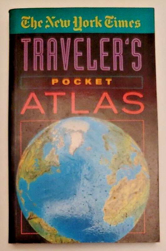 THE NEW YORK TIMES TRAVELER’S POCKET ATLAS By Times Books *Excellent Condition*