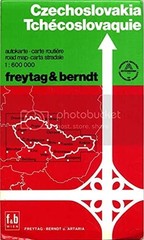 Touring Map (Czechoslovakia Map), Freytag, Good Book
