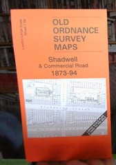 MAP OF Shadwell & Commercial Road 1873-94 London Large Scale Sheet 7.68 NEW